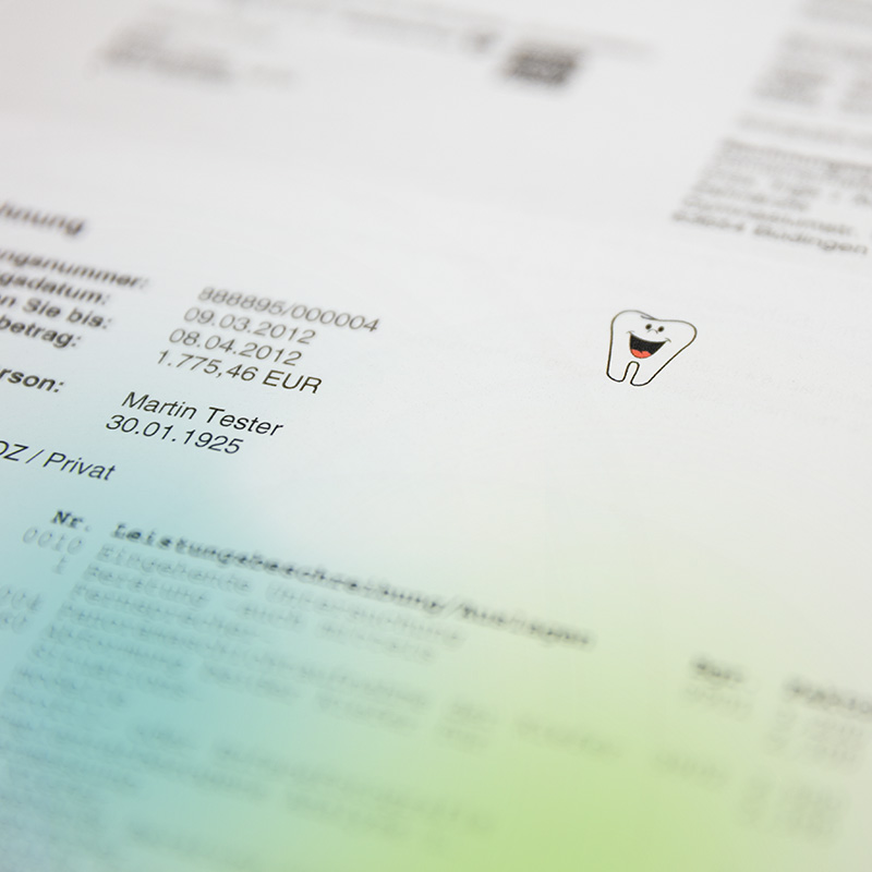 Bild Arztrechnung