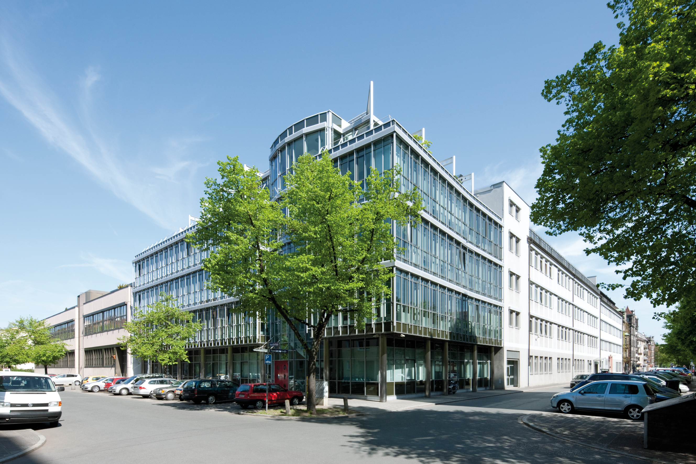 Das Gebäude DATEV I in der Paumgartnerstraße