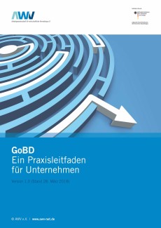 Titelbild GoBD – Ein Praxisleitfaden für Unternehmen (Version 1.0)